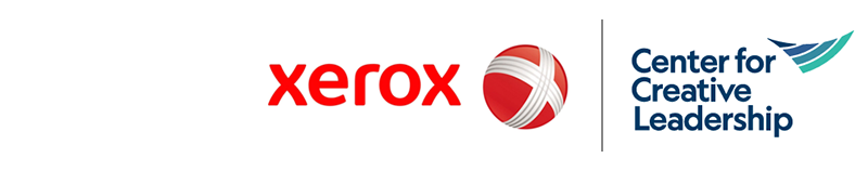 Xerox and the Center for Creative Leadership logos