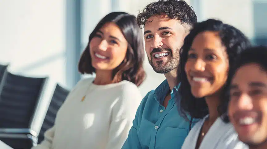 image of young employees representing Kao Americas culture change work with CCL